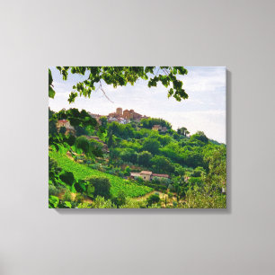 Muurkunst op Canva - Panzano in Chianti - TOSCANE Canvas Afdruk