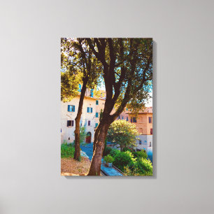 Muurkunst op Canva - Volterra, ITALIË Canvas Afdruk