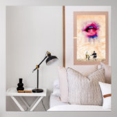 Muurkunst. Poster (Voorkant)