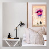 Muurkunst. Poster (Voorkant)