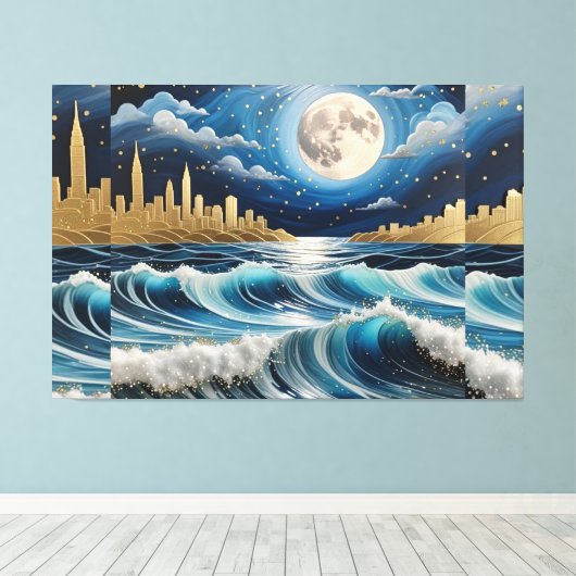 Muurkunst StyledByTrreal Collectie Canvas Afdruk (Insitu (Houten vloer))