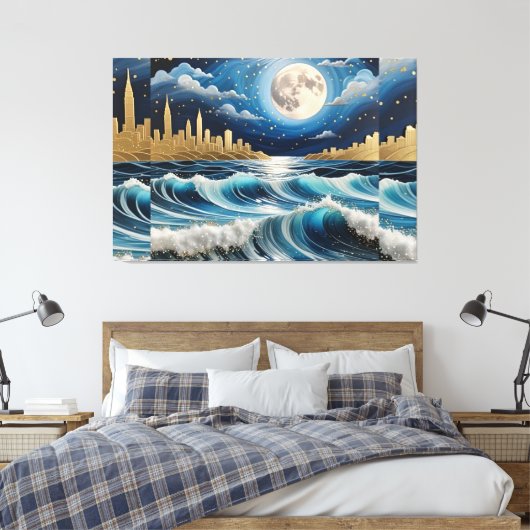 Muurkunst StyledByTrreal Collectie Canvas Afdruk (Insitu (Slaapkamer))