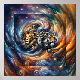 Muurkunst StyledByTrreal Collectie Wood Art Poster