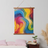 Muurkunst van het Schilderen van de Kleurenmix Hangend Wandkleed (Slaapkamer)