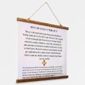 Muurkunst Zoon van God in de zon Hangend Wandkleed (Gebogen)