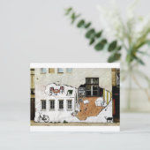 muurkunstzaal briefkaart (Staand voorkant)