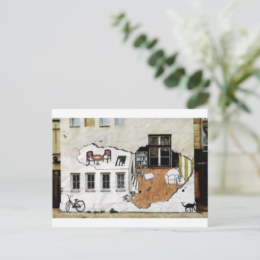 muurkunstzaal briefkaart (Staand voorkant)