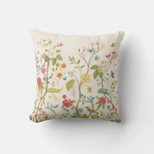 Muurlijk. Bloom. Bomen bloeien. florale illus Kussen
