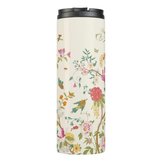 Muurlijk. Bloom. Bomen bloeien.  florale illus Thermosbeker (Achterkant)