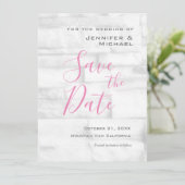Muurontwerp Trouw Professioneel Minimalistisch Mod Save The Date (Staand voorkant)