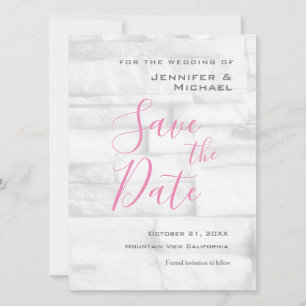 Muurontwerp Trouw Professioneel Minimalistisch Mod Save The Date