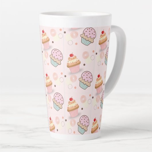 muurpastels latte mok (Rechterhoek)