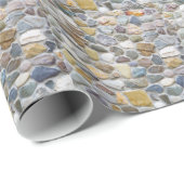 Muurpeerpatroon Cadeaupapier (Rol Hoek)