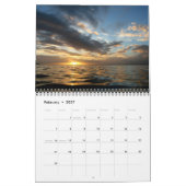 Muurschema 'Sunsets' van J. Fatherree Kalender (Feb 2027)