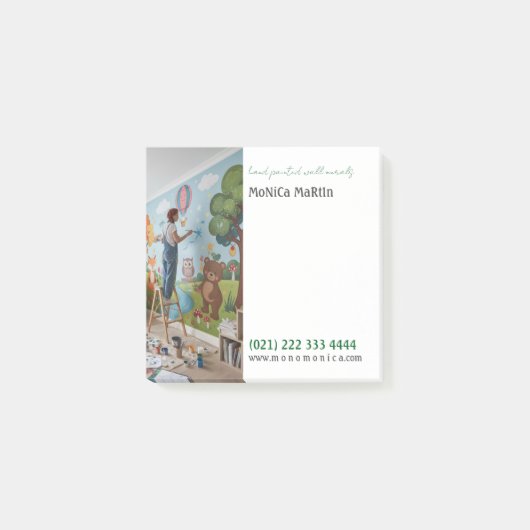 Muurschilder  post-it® notes (Voorkant)