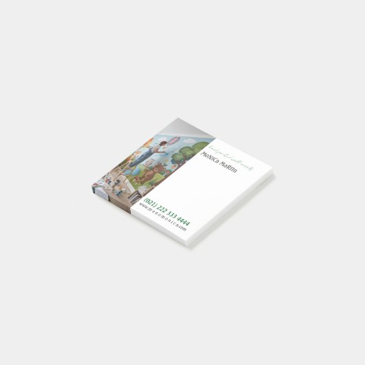 Muurschilder  post-it® notes (Schuin)
