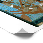 Muurschilderij van de tombe Ipuy, Thebes, dieptesi Poster (Hoek)