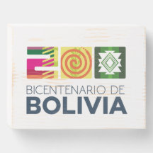 Muurschildering bicentenario de Bolivia