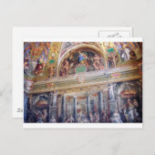 Muurschildering in het Vaticaan-museum Briefkaart (Voorkant / Achterkant)