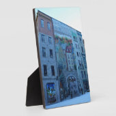 Muurschildering in Old Quebec City, Quebec, Canada Fotoplaat (Zijkant)