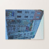 Muurschildering in Old Quebec City, Quebec, Canada Legpuzzel (Horizontaal)