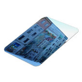 Muurschildering in Old Quebec City, Quebec, Canada Magneet (Linkerzijde)