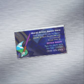 Muurschildering Kunstenaar Grafisch Ontwerp Reside Visitekaartje Magneet (Voorbeeld)