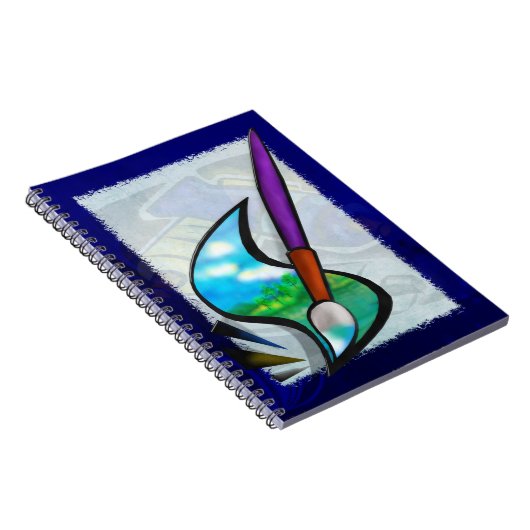 Muurschildering Kunstenaar Grafisch Ontwerp SCHETC Notitieboek (Rechterzijde)