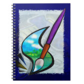 Muurschildering Kunstenaar Grafisch Ontwerp SCHETC Notitieboek (Voorkant)
