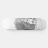 Muurschildering Kunstpleister Beeld Vrouw schets Persoonlijk Skateboard (Horizontaal)