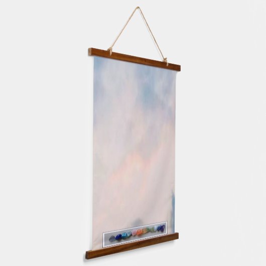 Muurschildering met de titel The Dawn Hangend Wandkleed (Gebogen)