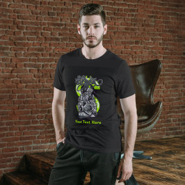 Muurschildering met Spray T-shirt