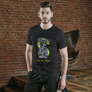 Muurschildering met Spray T-shirt