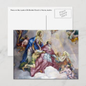 muurschildering priester briefkaart (Voorkant / Achterkant)