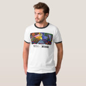 Muurschildering Ringer T-shirt (Voorkant volledig)