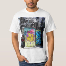 Muurschildering T-shirt - Originele fotografie