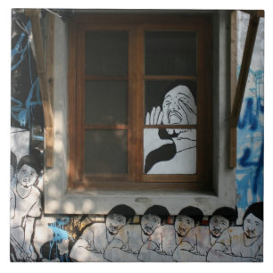 Muurschildering thuis, Taipei, Taiwan Tegeltje