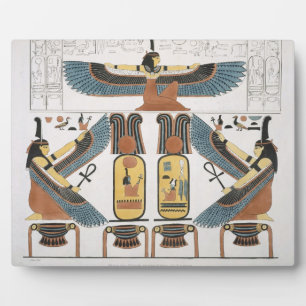 Muurschildering van de Kings bij Thebes, disco Fotoplaat