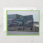 Muurschildering van Northwest Airlines op een dien Briefkaart (Voorkant / Achterkant)