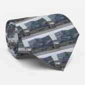 Muurschildering van Northwest Airlines op een dien Stropdas (Opgerold)