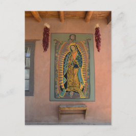 Muurschildering van Onze-Lieve-Vrouw van Guadalupe Briefkaart