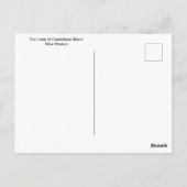 Muurschildering van Onze-Lieve-Vrouw van Guadalupe Briefkaart (Achterkant)