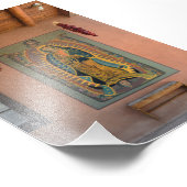 Muurschildering van Onze-Lieve-Vrouw van Guadalupe Foto Afdruk (Hoek)