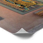 Muurschildering van Onze-Lieve-Vrouw van Guadalupe Poster (Hoek)