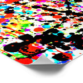 Muurschildering van originele abstracte schilderku poster (Hoek)