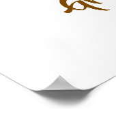 Muurschildering - Woestijnschildering Poster (Hoek)