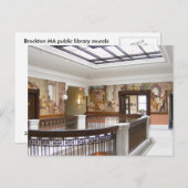 Muurschilderingen 9 van WPA briefkaart ~ (Voorkant / Achterkant)