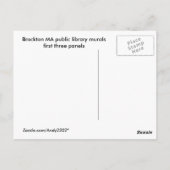 Muurschilderingen 9 van WPA briefkaart ~ (Achterkant)