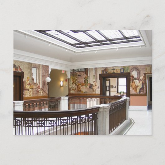 Muurschilderingen 9 van WPA briefkaart ~ (Voorkant)