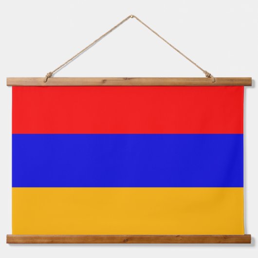 Muurschildpad met vlag van Armenië Hangend Wandkleed (Voorkant)